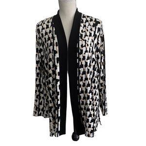 Chico's Traveler Classic Geo Cardigan Size 3/XL / 16